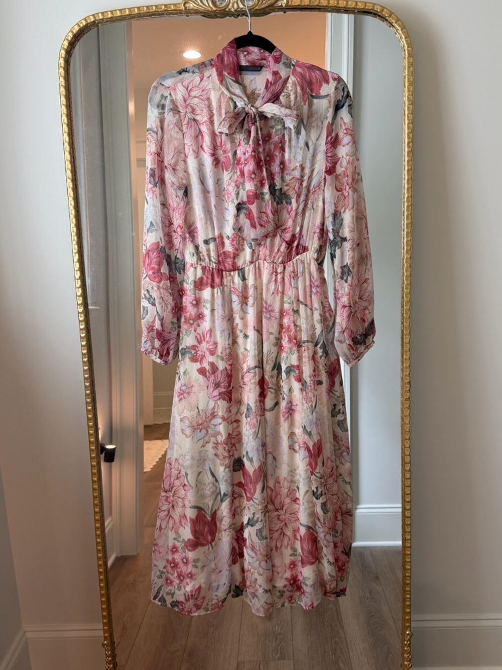 Zara Pink Floral Dress
